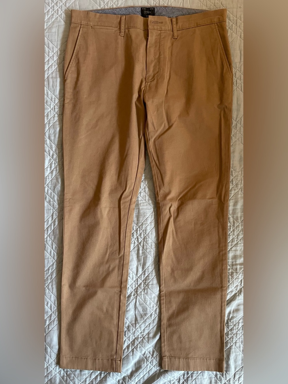 J. CREW 484 Slim-fit stretch chino pant in River Brown Size 32/30 NWD $98 AR885 - Picture 5 of 10